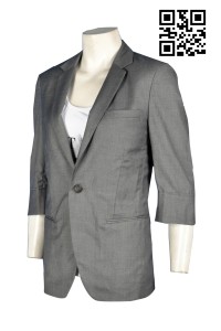 BS346訂造3/4 袖 7分袖西裝外套男士西裝款式訂製西裝外套中心訂購團體男士西裝  西裝外套製造商HK
